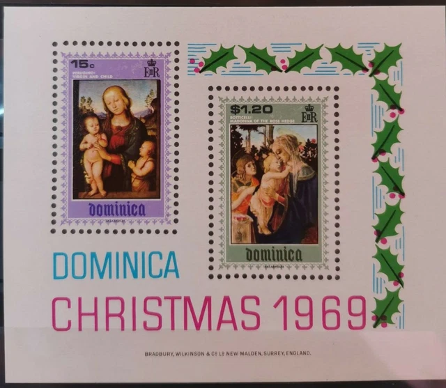 DOMINIQUE Scott# 287-290 + 290ème Noël 1969