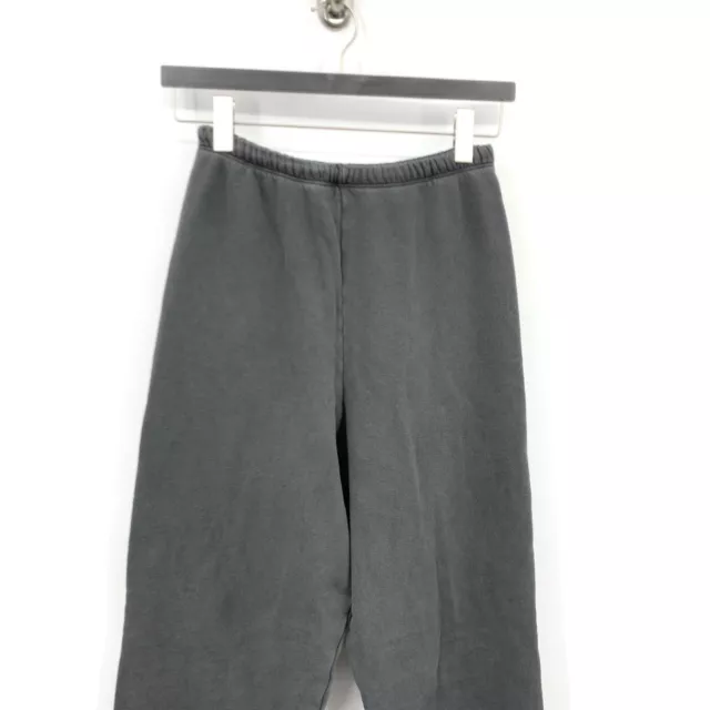 Joah Brown Women Size XS Small Sweatpants Oversized Joggers Gray Washed Black 2