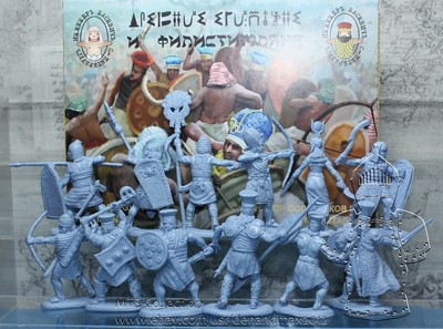 Inzhener Basevich Plastic Toy Soldier Ottoman Empire Janissaries № 26 1/32 54 mm 