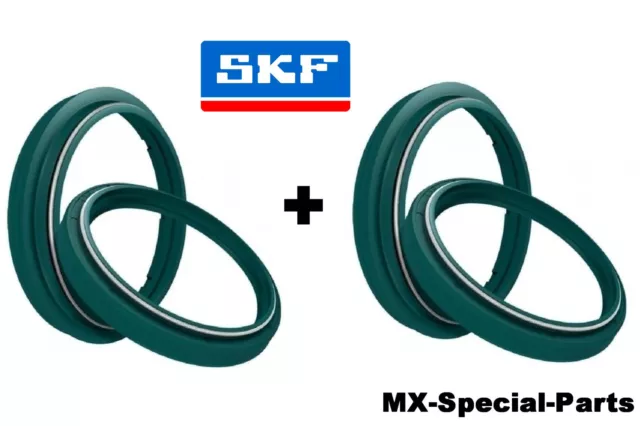2x SKF Gabel Dichtringe + Staubkappen Marzocchi 45 # KTM EXC 125 200 250 300 360