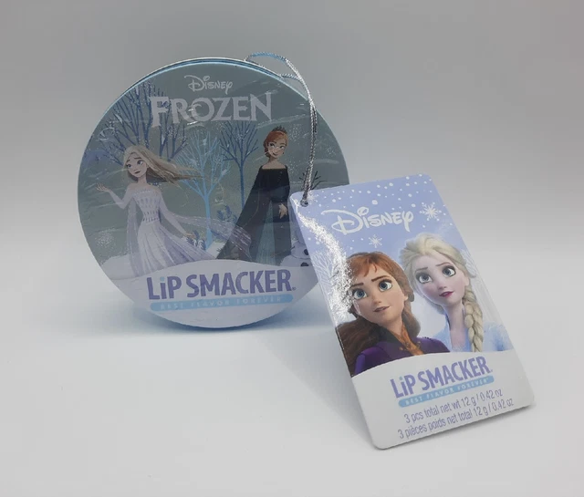 Disney Frozen LIP SMACKER 3 Lip Balm Gloss Gift Set Olaf, Anna, Elsa
