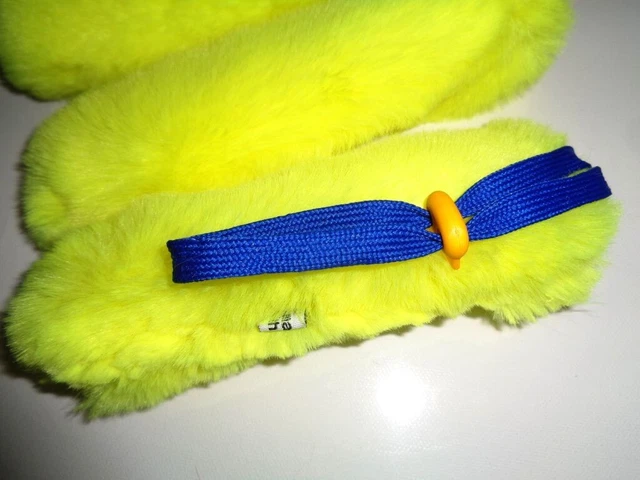 Dummy de peluche de perro 80 gramos nuevo entrenamiento de primera calidad conejo imitación amarillo neón