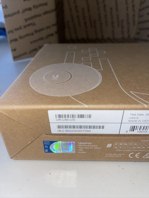 New Sealed Box - Ubiquiti Networks UniFi 6 Lite Access Point - U6-Lite-US