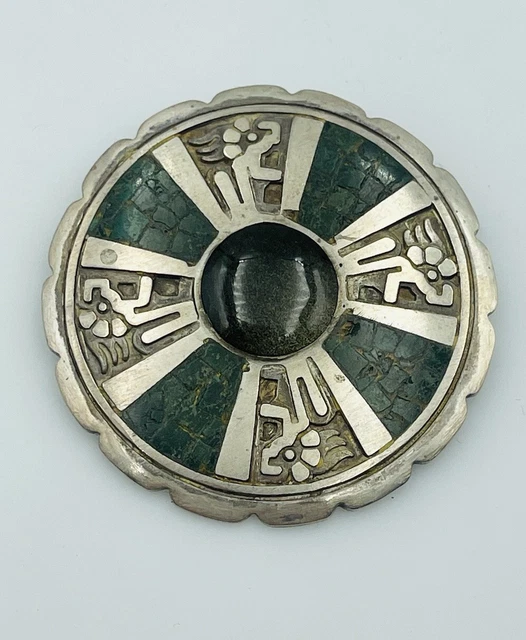 Grande Broche Moderniste Signée Morgane May - Bijou Occasion - Style Unique
