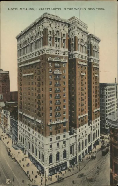 Hotel McAlpin ~ New York City NYC NY ~Largest in world ~ unused c1915 postcard