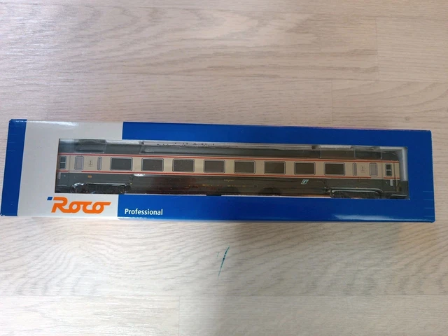 ROCO 45430 H0 Reisezugwagen FS Italien Carrozza 1.Kl in OVP wie neu EUR ...