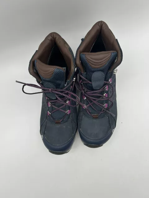 OBOZ SAPPHIRE MID Waterproof Lace Hiking Boots Huckleberry B-Dry Womens ...