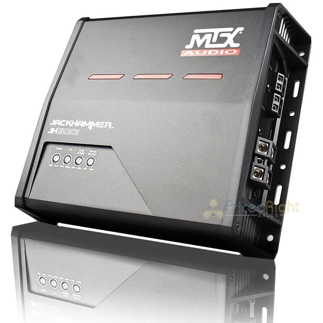 500 WATT MONOBLOCK Amplifier Class D MTX Jackhammer Series JH5001 Car
