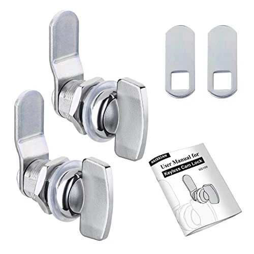 7/8 Inch Thumb Lock,RV Compartment Latch,Shower Door Lock Latch