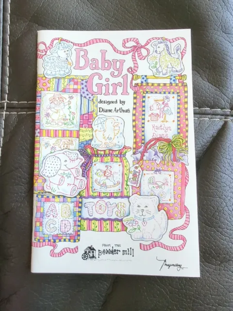 Baby Girl Book embroidery/cross stitch patterns Diane Arthur The Powder Mill