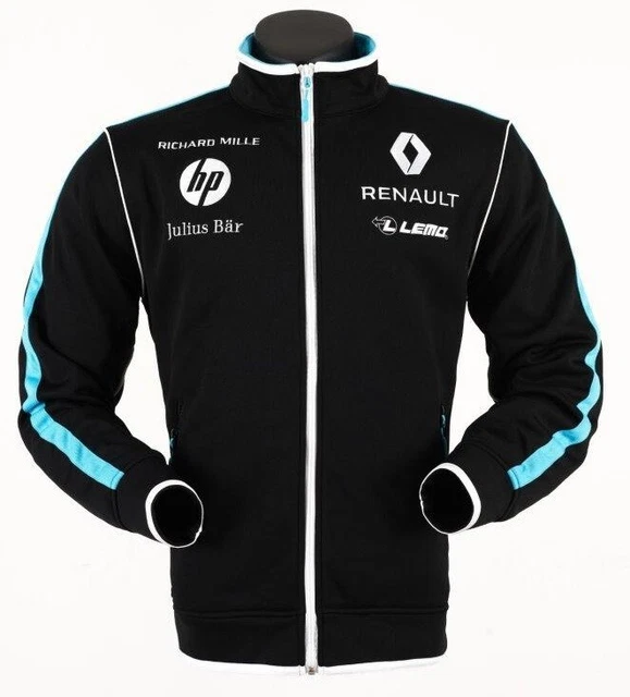 Felpa Zip Intera Formula E 1 Renault NUOVA! E.DAMS Sponsor Buemi Prost XXS