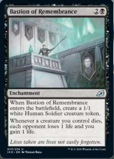 1x BASTION OF REMEMBRANCE - Ikoria - MTG - Magic the Gathering - NM