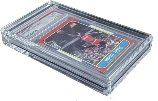 1" Thick Glass Display Slab Protective Case for Graded Cards - CGC, CSG, PSA Sla