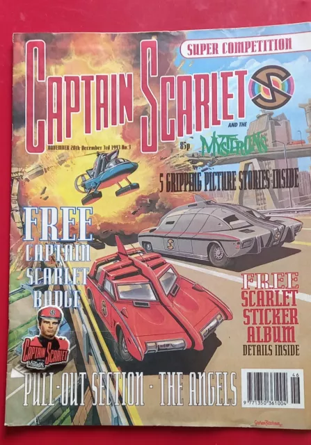 Captain Scarlet Comic Issue No 3 (with gift) (Dec 1993)
