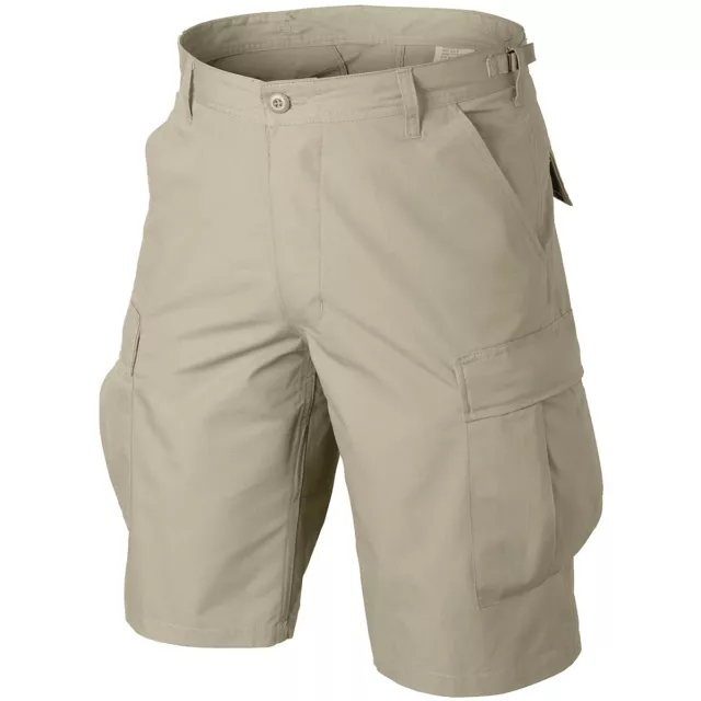 Helikon Genuine Bdu Army Cargo Mens Combat Shorts Fishing Khaki Beige S-3Xl