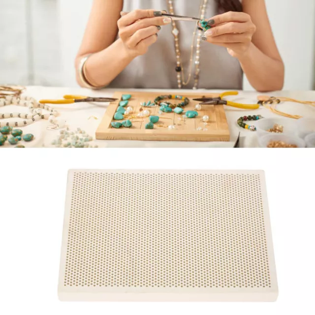 Jewellers Heat Proof Soldering Mat Ceramic Board Sheet Block Jewelry Making Set