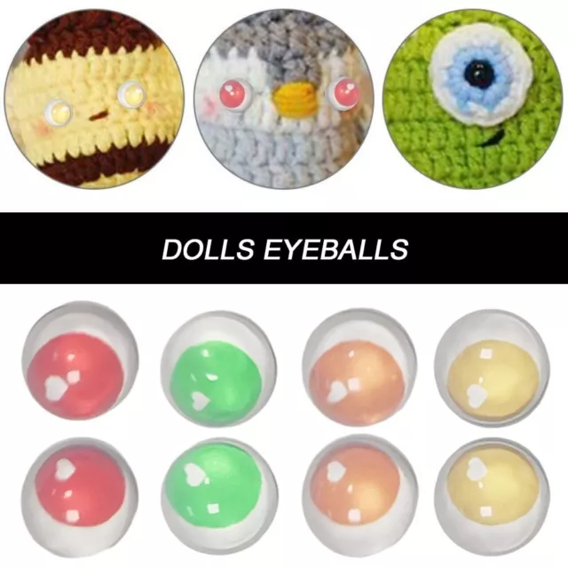 Accessories Dolls Eyeballs 5mm DIY Crafts Hot Glass Dolls Eyes  Time Gem