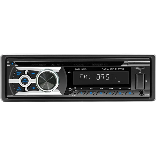 Single Din MP3 Car Stereo Radio Bluetooth Player Hands-free FM/USB/CD/DVD/AUX-IN