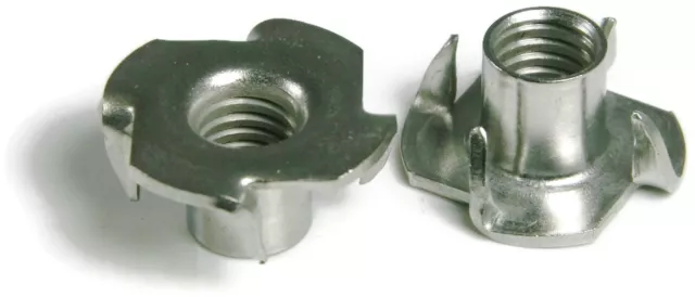 316 Stainless Steel T Nuts - All Sizes - QTY 100