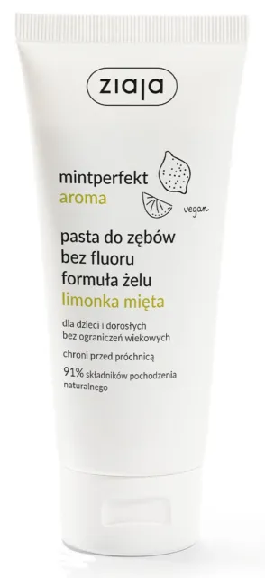 Ziaja Mintperfect Aroma Toothpaste Lime & Mint Fluoride-Free