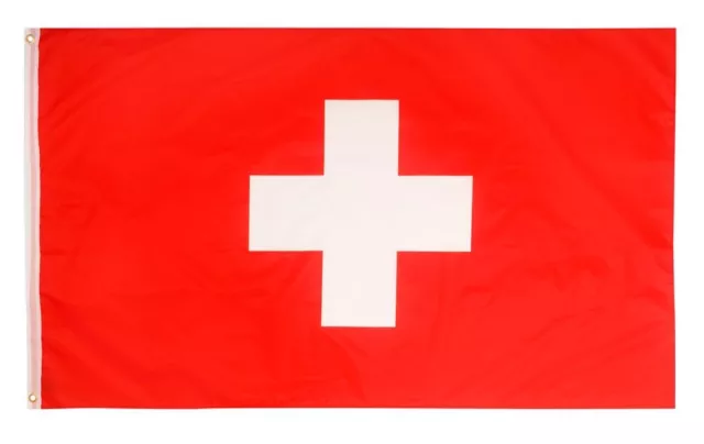 Flagge Schweiz Schweizerische Fahne 90X150 Flaggen Hissflagge 2 Ösen Switzerland