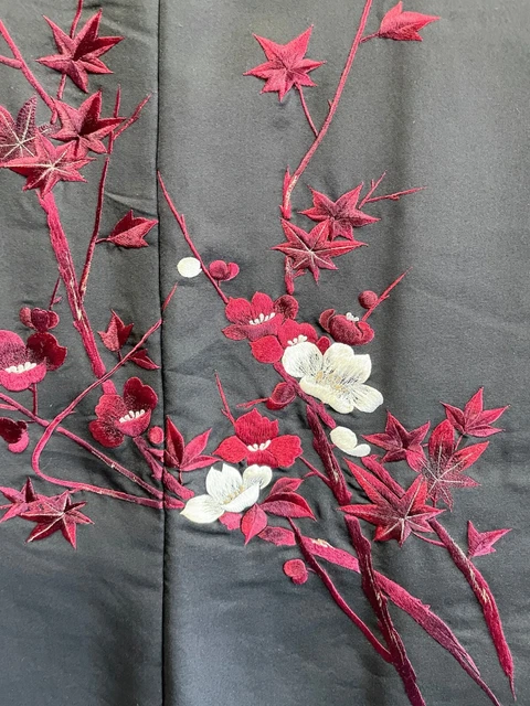 Vintage Japanese Haori Jacket - Antique Haori Silk Kimono Jacket