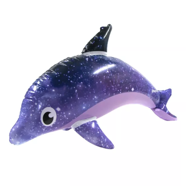 32" Inflatable Star Sky Dolphin Swimming Pool Water Float Blow Toy Party Floatie