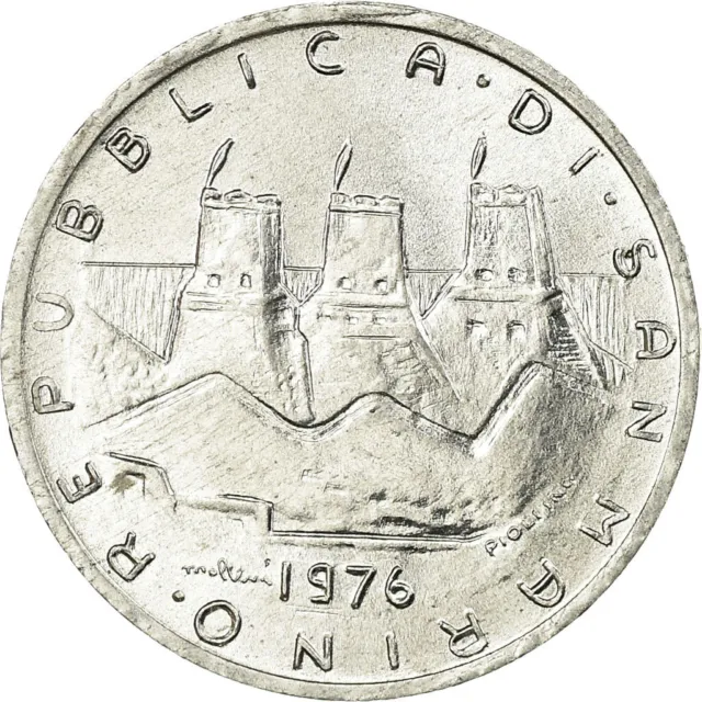 [#728809] Monnaie, San Marino, Lira, 1976, SPL, Aluminium, KM:51