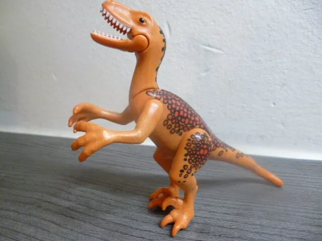 Playmobil  Dinosaurier Der Raptor orange Toll zur Ergänzung !