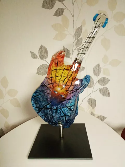 Kosta Boda  Kjell Engman  Gitarre "Spider Face" Limited Edition 100 pieces