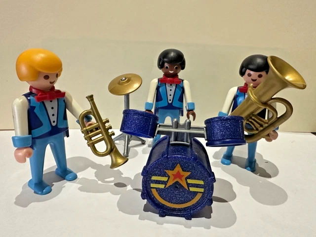 Lot Playmobil 3723 Musiciens Du Cirque Romani, Vintage, Boîte D'origine, Occasion