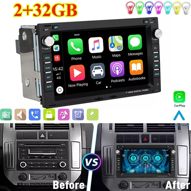 32G Apple Carplay Car Stereo Radio For VW Golf 4 MK4 Passat B5 Polo WiFi GPS BT
