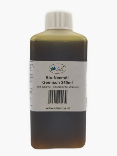 Sala Bio-Neemöl  + Salamul (ersetzt Rimulgan) Emulgator 250 ml HDPE Flasche