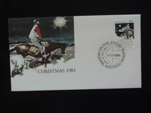 Australia First Day Cover FDC 1981 Christmas