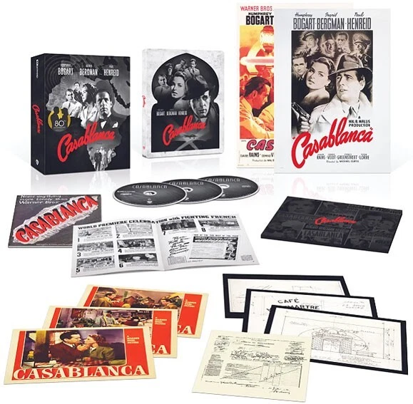 steelbook  CASABLANCA    4K    fullslip        NEUF