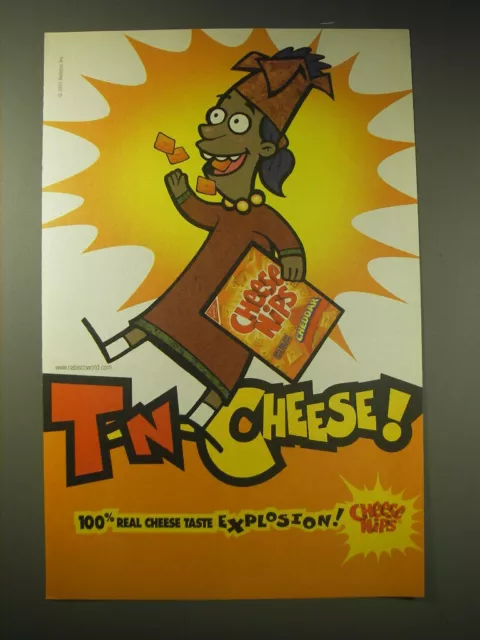 2001 Nabisco Cheese Nips Ad - T-N-Cheese