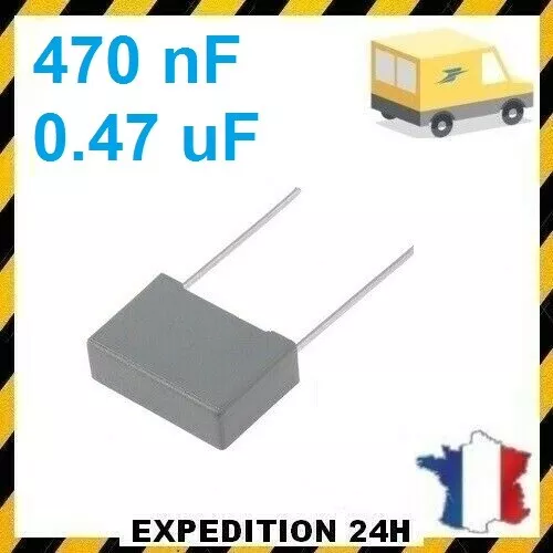 Condensateur MKP X2 0.47uF 0.47µF 470nF 474K 275V 310V 15mm