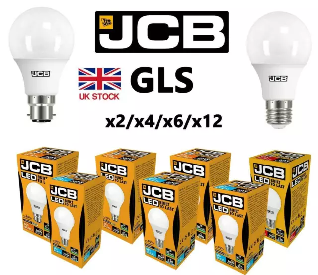 JCB LED GLS Glühbirnen 6w = 40w 8,2W = 60W 15w = 100 WATT BC B22 ES E27 3000k/6500k
