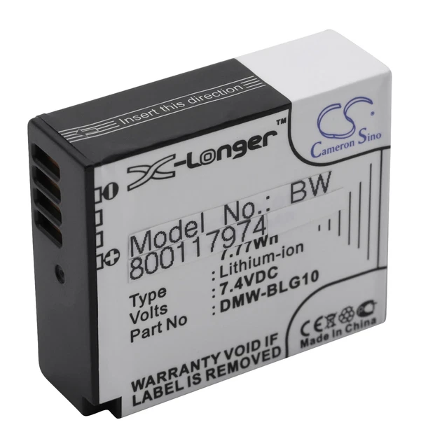 Akku Für Panasonic Lumix DMC-LC40 – 7,2V, 1700 MAh, Li-Ion, Austauschakku Für Die Digitalkamera