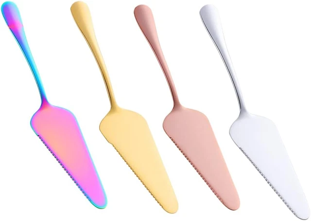 Raschietti Per Lisciare Crema Al Burro Set 4 Raschietti Per Torte - 3 In Plastica ABS + 1 In Acciaio Inox, Per Glassare E Decorare Dolci Raschietto In Acciaio Inox