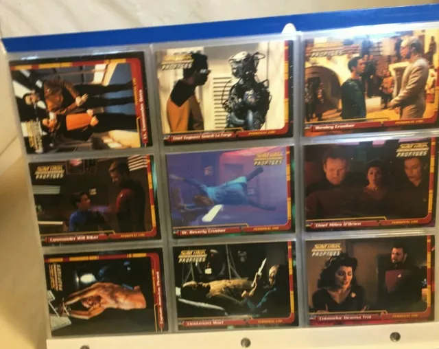 Skybox Trading Cards Star Trek The Next Generation Profiles 1-82