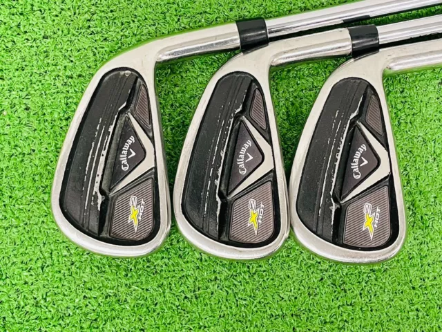 Callaway X2 Hot Pro Iron 5-9+PW RH Ns Pro 950GH Stiff Flex Steel Shaft G9415