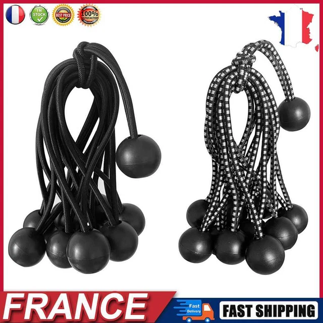 12pcs Camping Tent Binding Rope Awning Outdoor Canopy Elastic Cords Fixed Strap