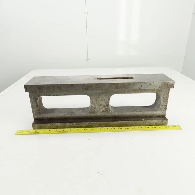 Steel Parallel/Riser Machinist Block 20" L x 4" W x 7" H x 1" Thick