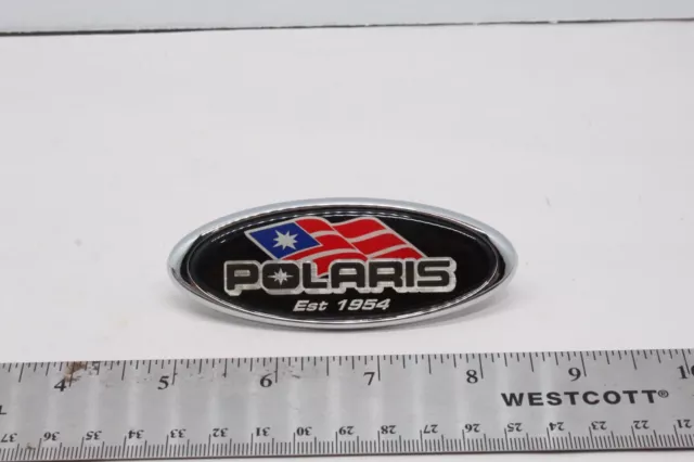 Nos Oem Polaris Snowmobile Handlebar Pad Emblem 5433032