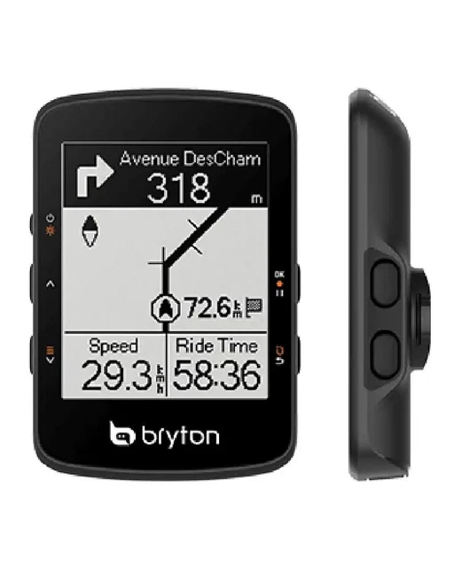 Compteur vélo - Bryton - Rider S500 - Noir - Écran tactile couleur