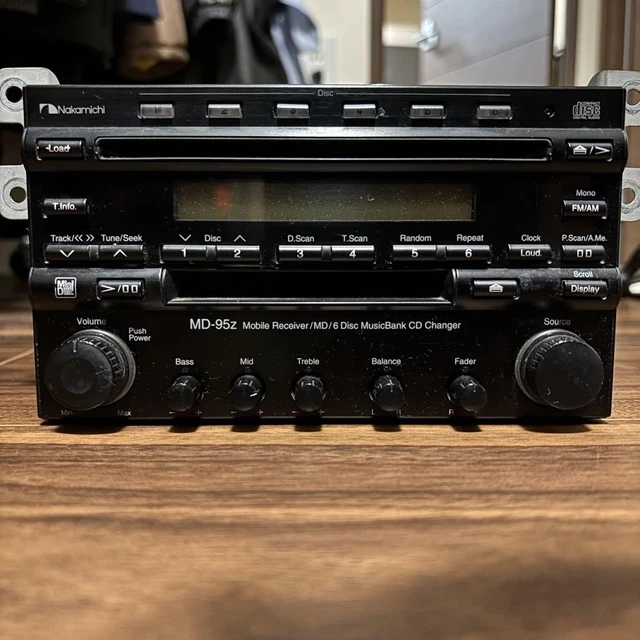 sx125様Nakamichi MD-95Z CD・MD・ミュージックバンク ナカミチ 6連奏ミュージックバンクCDチェンジャー/MDプレーヤー