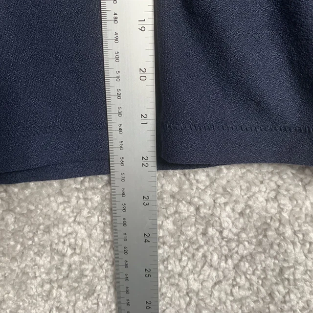 Uniqlo Damen-T-Shirt marineblau durchsichtige Box-Passform Größe Medium 8