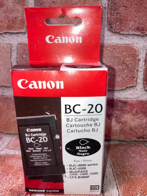 Canon BC-20 Black Ink CARTRIDGE
