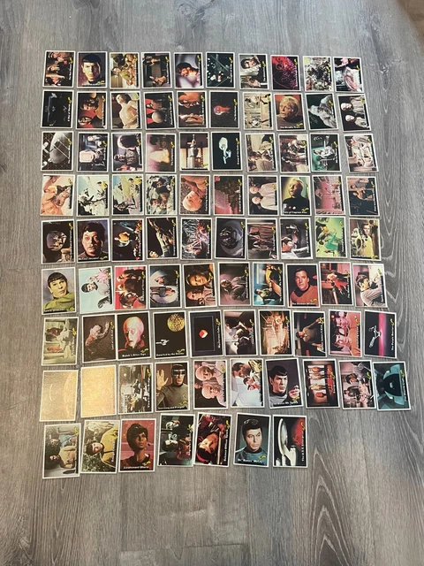 Star Trek 1976 Topps Near Complete Vintage Card Set 87/88 Cards No Stickers Star Trek 1976 Topps Near Complete Vintage Card Set 87/88 Cards No Stickers